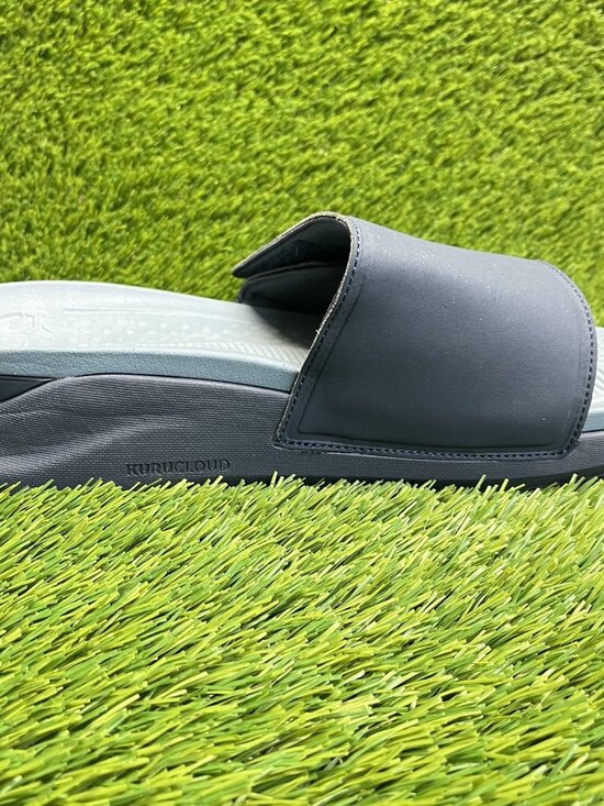 Kuru Moment Mens Size 13 Navy Blue Beach Walking Outdoor Slip On Slide Sandals - Picture 4 of 10